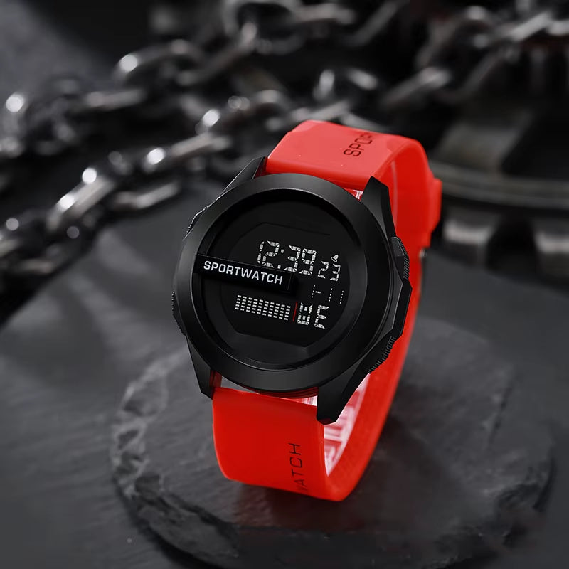 Sport Electronic Watch for Man Luxury Digital Wristwatch Stopwatch Luminous with Date Week Waterproof Men Watches