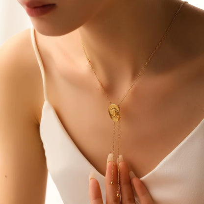 Western Muse Long Tassel Necklace – Bold Grace in Every Swing