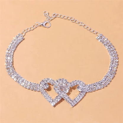 LumiGleam™ Silver Zirconia Anklet – Sparkle That Follows Every Step