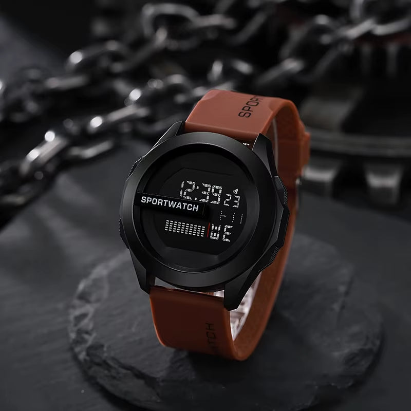 Sport Electronic Watch for Man Luxury Digital Wristwatch Stopwatch Luminous with Date Week Waterproof Men Watches