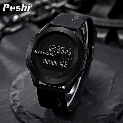 Sport Electronic Watch for Man Luxury Digital Wristwatch Stopwatch Luminous with Date Week Waterproof Men Watches