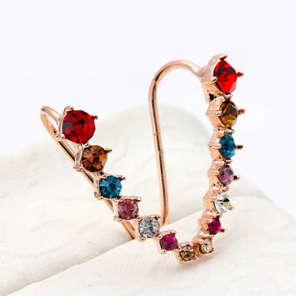 RoséLuxe™ Zircon Drop Hook Earrings – Pure Elegance in Every Sparkle