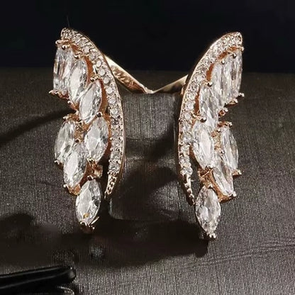 CAOSHI Luxe Sparkle Statement Ring – Dazzle Boldly, Shine Endlessly