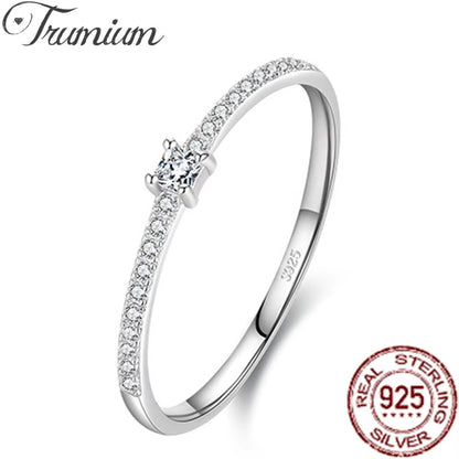 Trumium™ Eternal Spark 925 Sterling Silver Jewelry Set – Pure Elegance for Love That Lasts