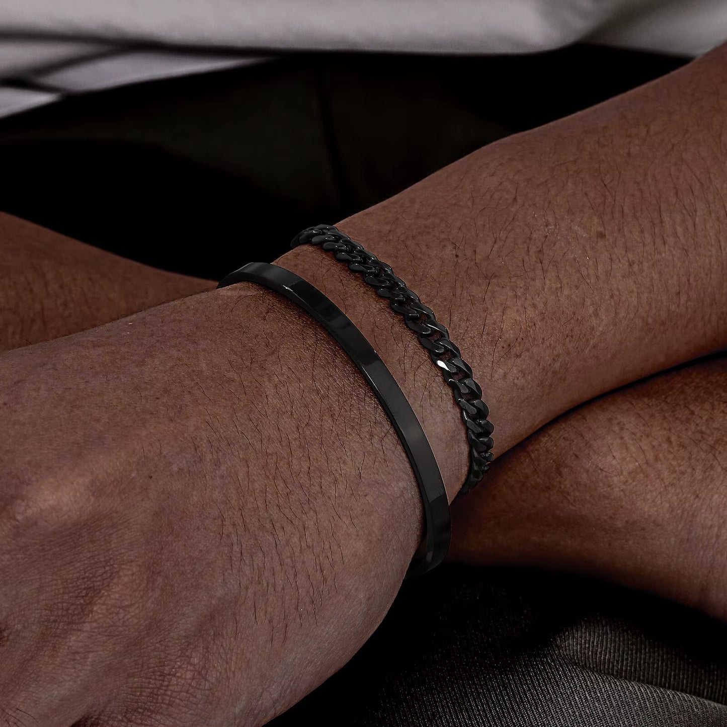 5Mm Cuban Chain Bracelet for Men Boys,Waterproof Stainless Steel Cuff Bangle,Simple Minimalist Jewelry Gift