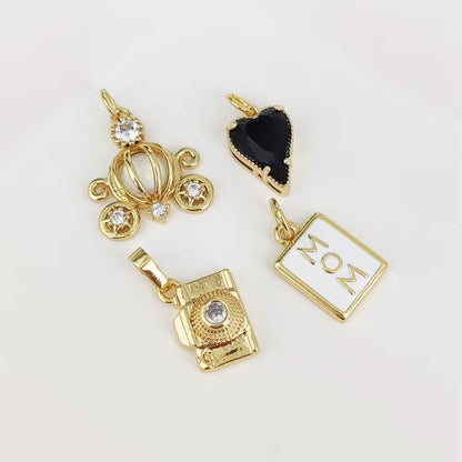 Golden Muse Charm Pendants – Personalized Sparkle with a Playful Twist