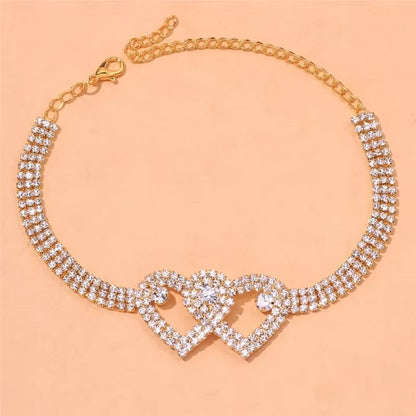 LumiGleam™ Silver Zirconia Anklet – Sparkle That Follows Every Step