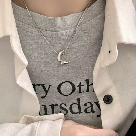 Simple Trendy Star Hollow Choker Necklace Pendant Neck Jewelry Accessories Women Men'S Fashion Party Chain Necklace